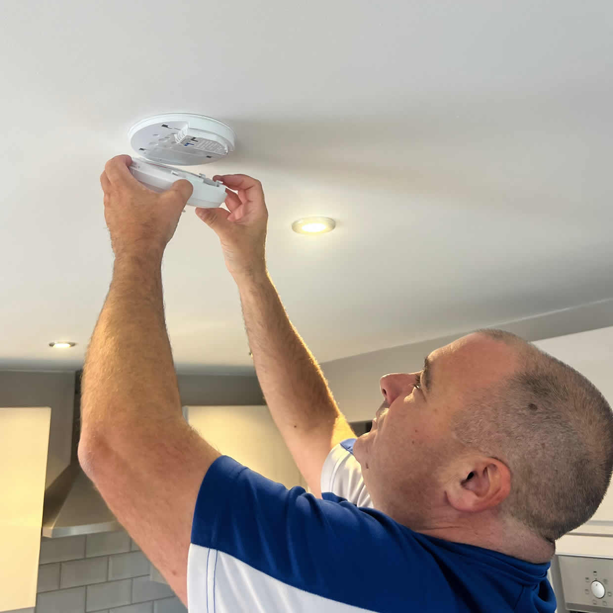 Professional smoke and heat alarm installation in Prescot